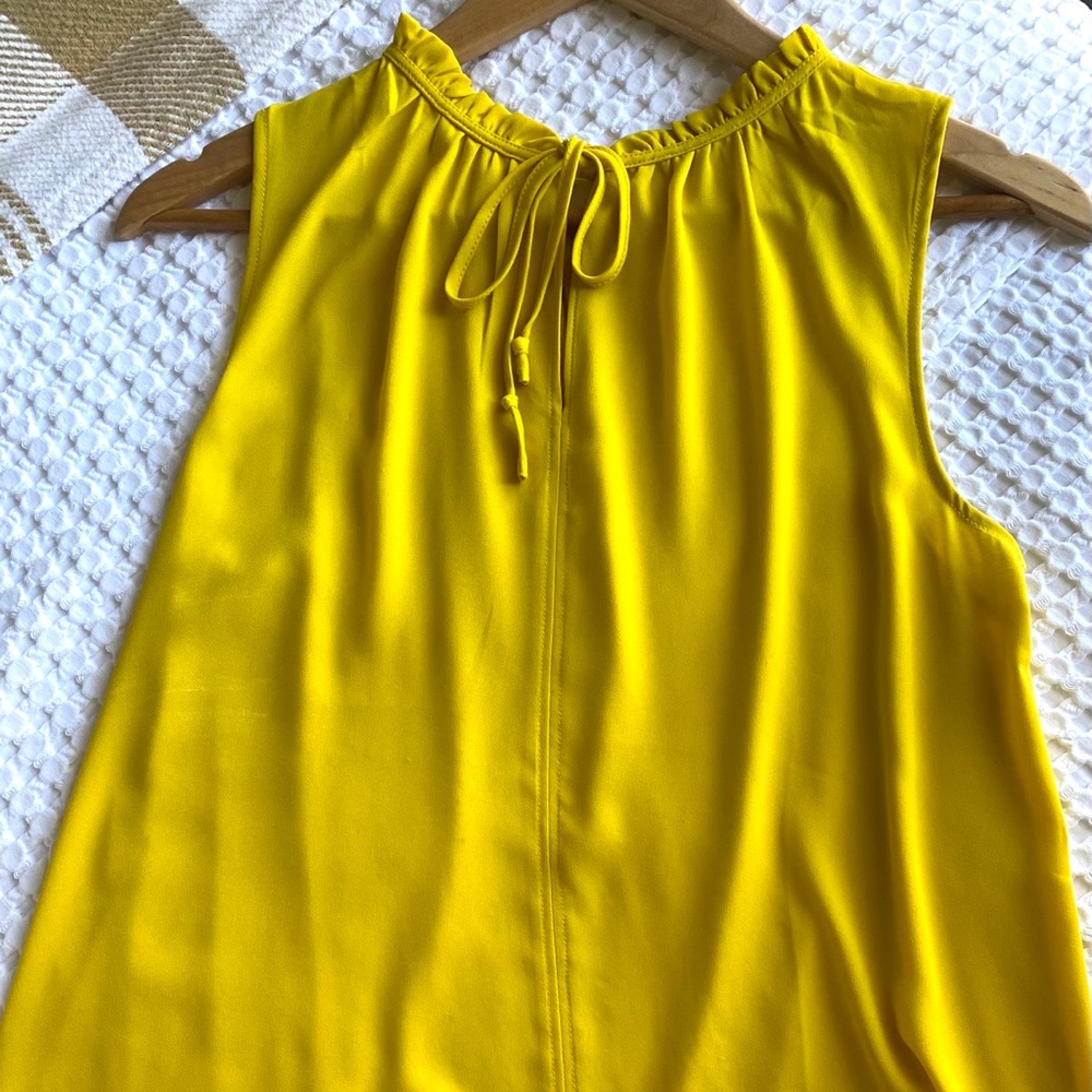 Yellow Sleeveless Loft Shirt
